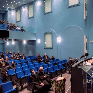 Pohod zagrebačkog nadbiskupa kardinala Josipa Bozanića Nadbiskupskom bogoslovnom sjemeništu u Zagrebu